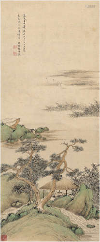 张培敦（1772～1846） 玉溪书屋图