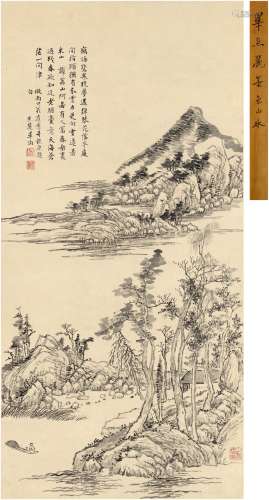 毕 涵（1732～1807） 仿恽南田山水
