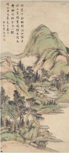 王学浩（1754～1832） 湖山清居图