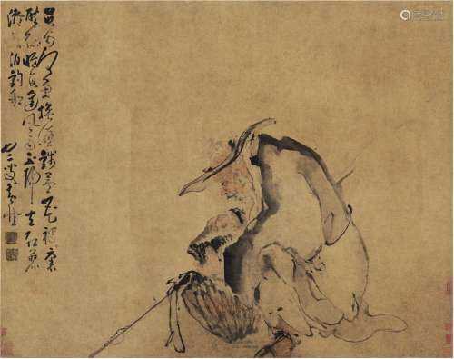 黄 慎（1687～约1770） 渔翁图