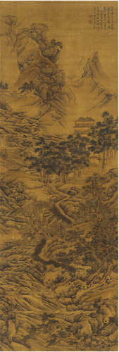 蓝 瑛（1585～1664后） 春涨图