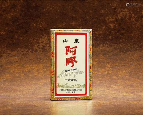 70年代初茶叶出口装山东阿胶