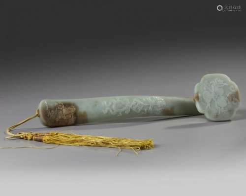 A CHINESE JADE RUYI SCEPTRE, CHINA, QING DYNASTY (…