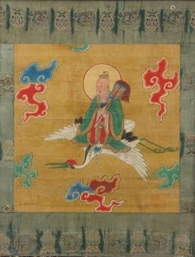 A CHINESE FRAMED BUDDHIST PAINTING, CHINA, 18TH CE…