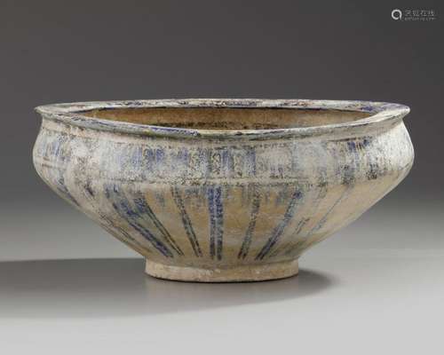 AN ISLAMIC POTTERY GLAZED BOWL, IRAN, 11TH 12TH CE…