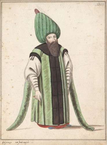 A PORTRAIT OF AN OTTOMAN AMBASSADOR, 19TH CENTURY