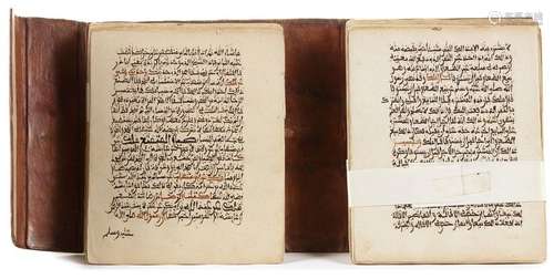 A MALIKI SCHOOL LEGAL MANUSCRIPT, NORTH AFRICA, 19…