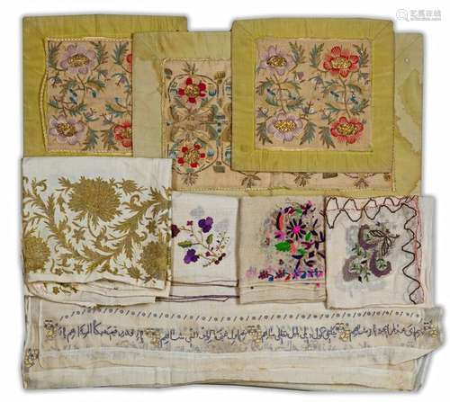 A GROUP OF NINE BROCADES, TURKEY, 18TH 19TH CENTUR…