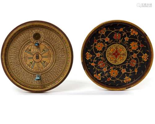 A INDIAN QIBLA INDICATOR, INDIA 19TH 20TH CENTURY