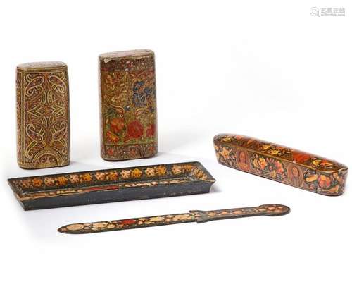 A QAJAR SET OF CALLIGRAPHERS TOOLS, PERSIA