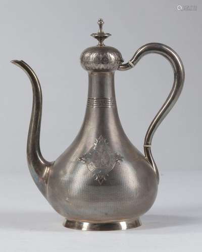 A FRENCH SILVER EWER, MARK OF CARDEILHAC, 20TH CEN…