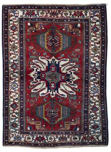 A PERSIAN KARAJA RUG, PERSIA, EARLY 20TH CENTURY