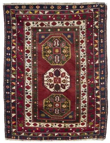 A CAUCASIAN KAZAK RUG, EARLY 20TH CENTURY