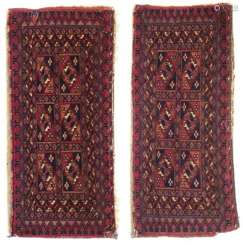 A PAIR OF TEKKE TORBA, TURKISTAN, 19TH CENTURY