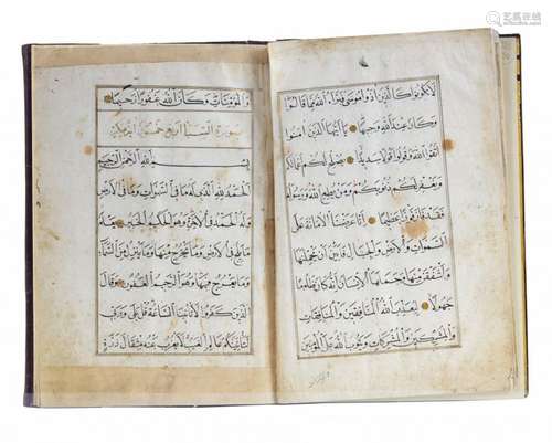 A MAMLUK QURAN JUZ 22, EGYPT, 14TH CENTURY