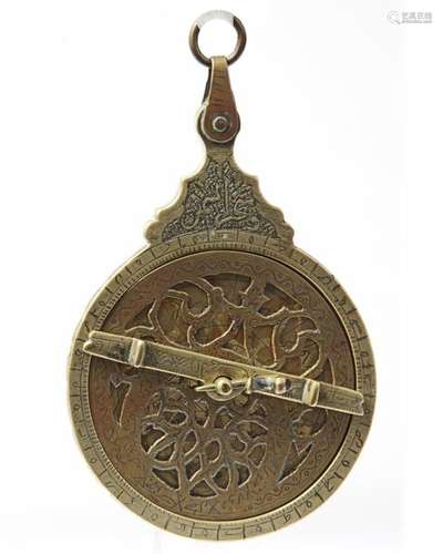 A BRASS ASTROLABE