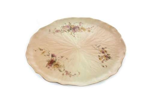 A ROYAL WORCESTER OVAL TRAY