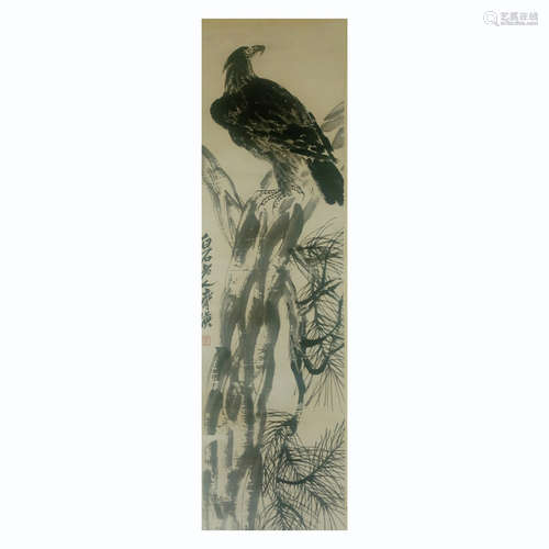 A Chinese Flower&bird Painting, Qi Baishi Mark