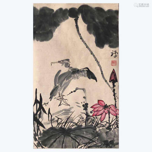 A Chinese Flower&bird Painting, Li Kuchan Mark