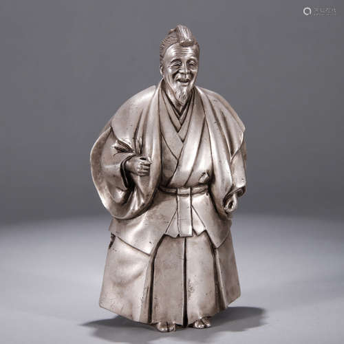 A Chinese Gild cupronickel Figure Statue