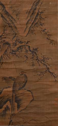 A Chinese Cock Painting