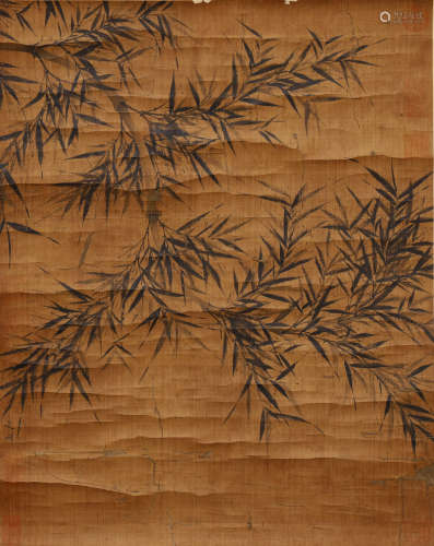 A Chinese Bamboo Painting, Zen Tong Mark