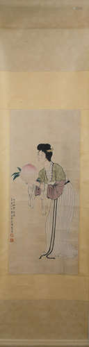 A Chinese Figure Painting, Xu Beihong Mark