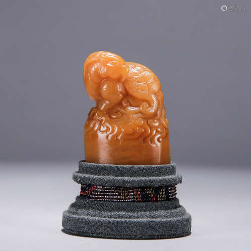 A Chinese Tianhuang Stone Carved Seal