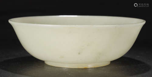 A HETIAN JADE CARVED BOWL