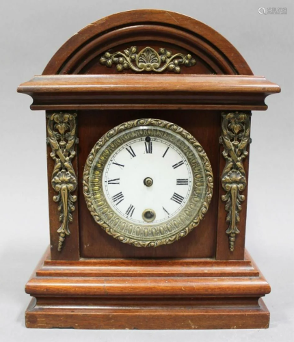 Rosewood Mantle Clock, 1890s