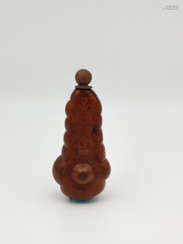 Chinese Gourd Snuff bottle, 19th c.