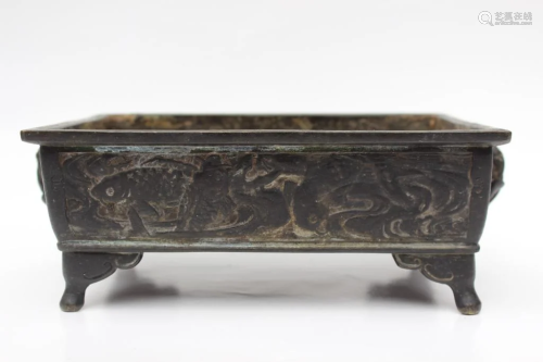 Early Qing Chinese Bronze Censer