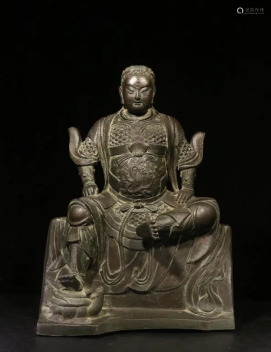 Qing Chinese Bronze Figural