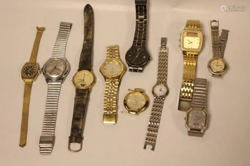 Group of 10 Vintage Watch