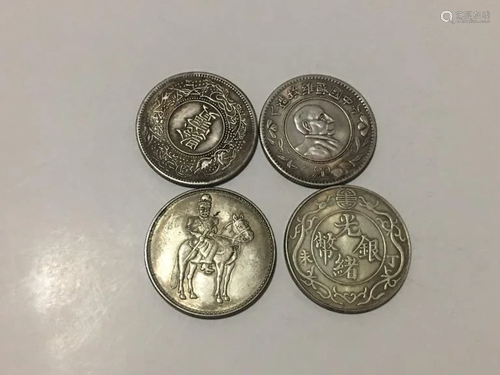 Four Chinese Coins