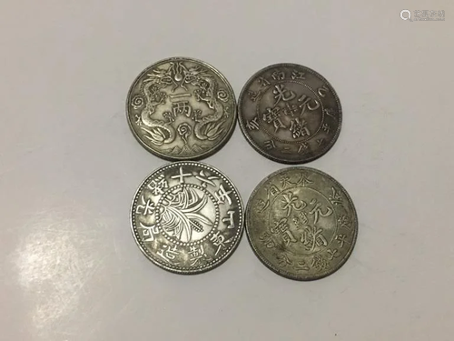 Four Chinese Coins