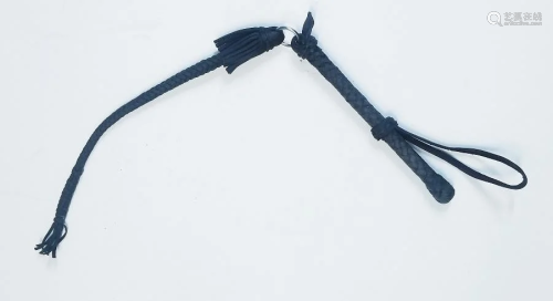 early 20C Cossacks leather whip