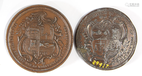 Two Kittaning Destroyed coins dated 1756 September …