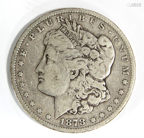 1878cc Morgan dollar