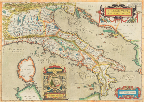 Map, Abraham Ortelius