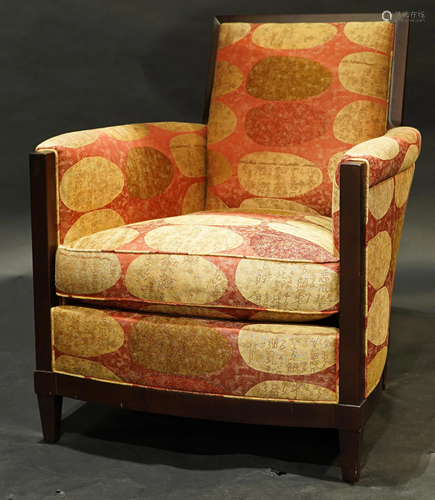 A Donghia lounge chair