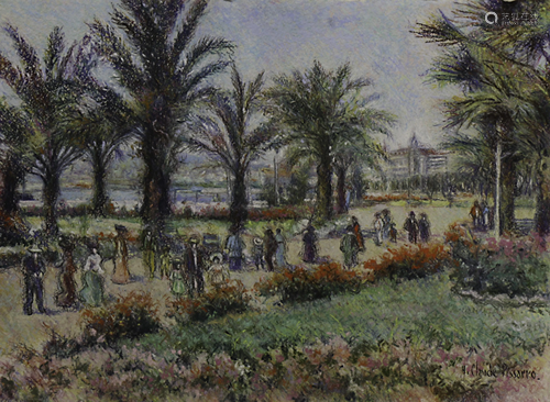 Pastel, Hugues Claude Pissarro