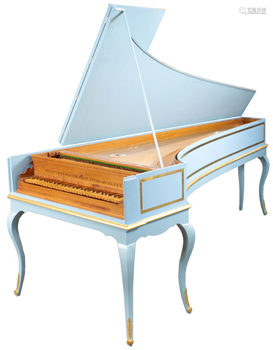 A single manual harpsichord by William Foster