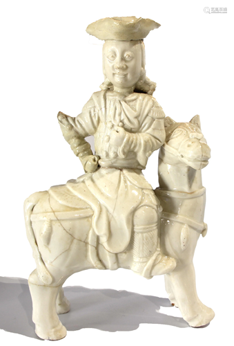 Chinese Export Dehua porcelain figure of horse and