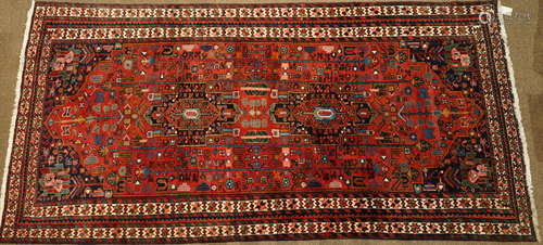 A Persian Hamadan carpet