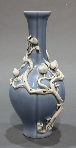 Chinese monochromatic porcelain vase