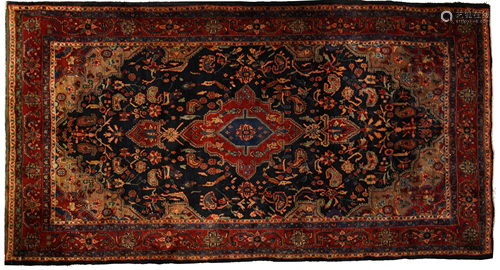 An antique Afghan Sulayaman carpet