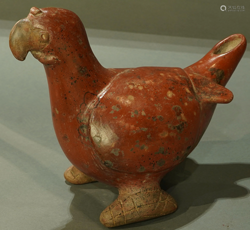 Colima, West Mexico parrot effigy vessel 200bc-300…