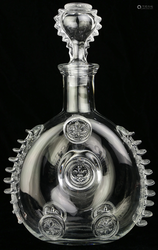 A French Baccarat blown glass E. Remy Martin Louis XVI