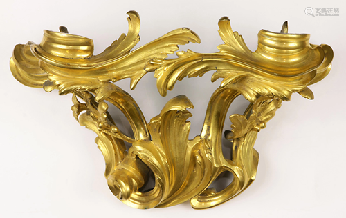 An Ormolu bronze wall bracket circa 1870